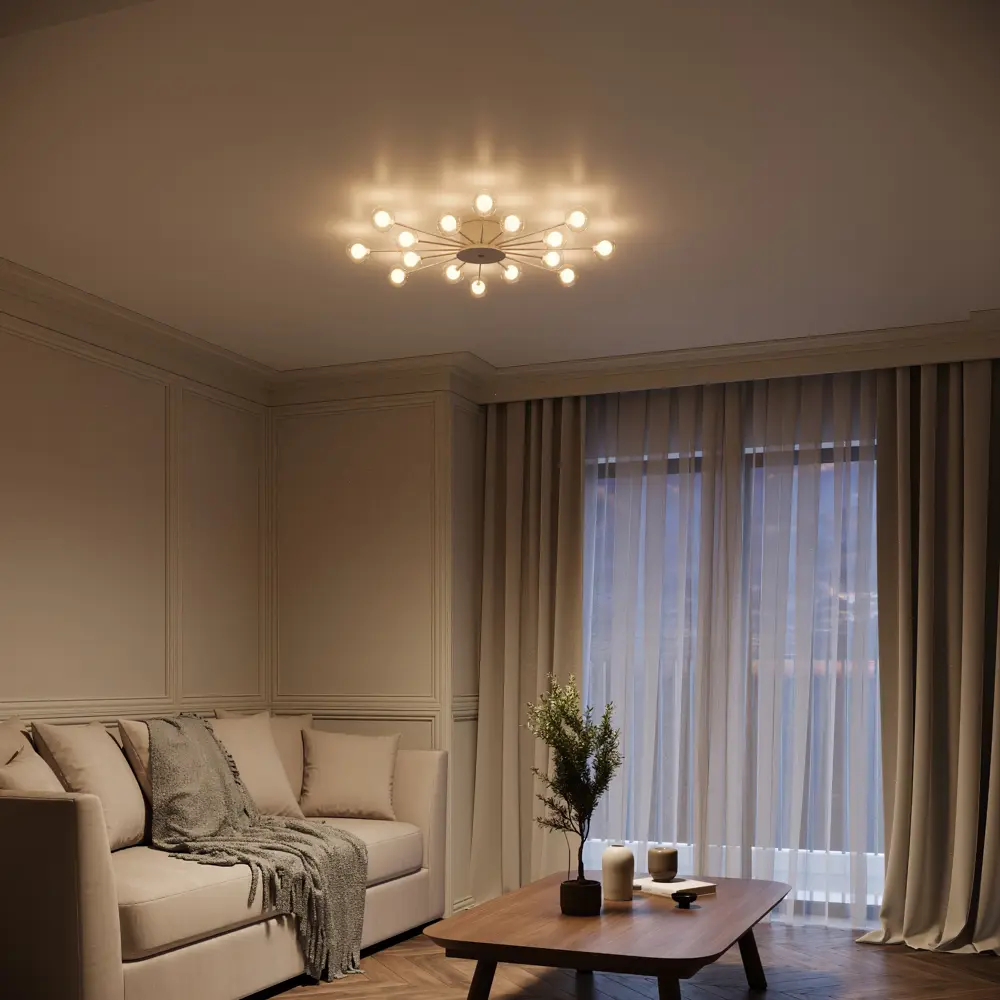 Люстра Freya Celebrity — элегантное потолочное освещение для гостиной и спальни 88241805 STLM-0930644 - Вид №11