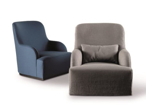 Кресло bergère из ткани