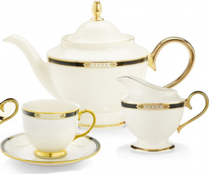 10667285 Lenox Сервиз чайный Lenox "Подлинные ценности" на 6 персон 15 предметов Фарфор костяной