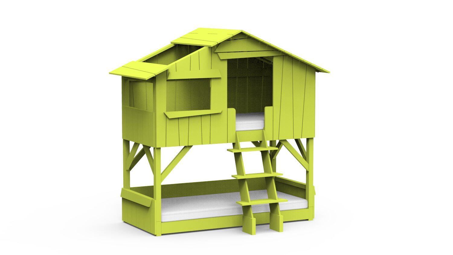 Двухъярусная кровать из МДФ Mathy by Bols TREEHOUSE BEDS &amp ARCH-00140859 - Вид №25