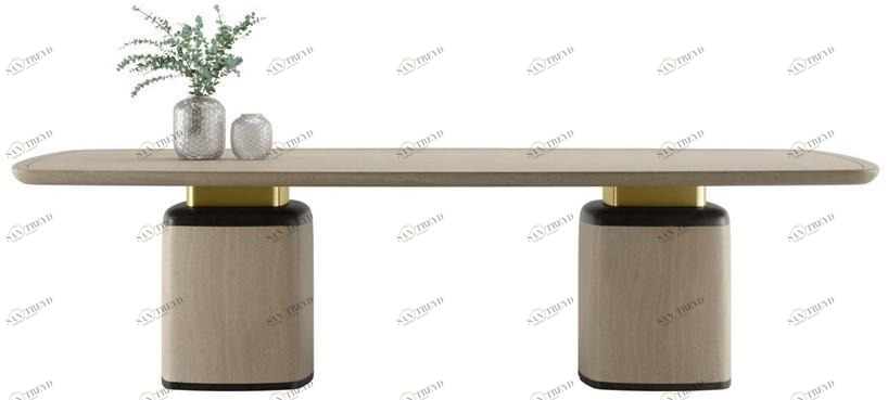 FRATO Прямоугольный деревянный обеденный стол Nagano Ffu130016aab 