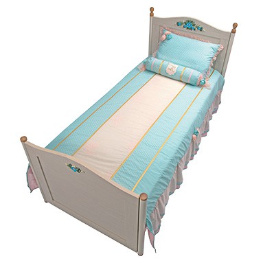 Покрывало детское с подушкой 90х200 см голубое Paradise CILEK FLORA 00-3832474 Голубой Santreyd - Вид №3