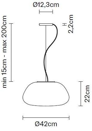 Fabbian Подвесной светильник из стекла Lumi poga sun-id-1490592 - Вид №5