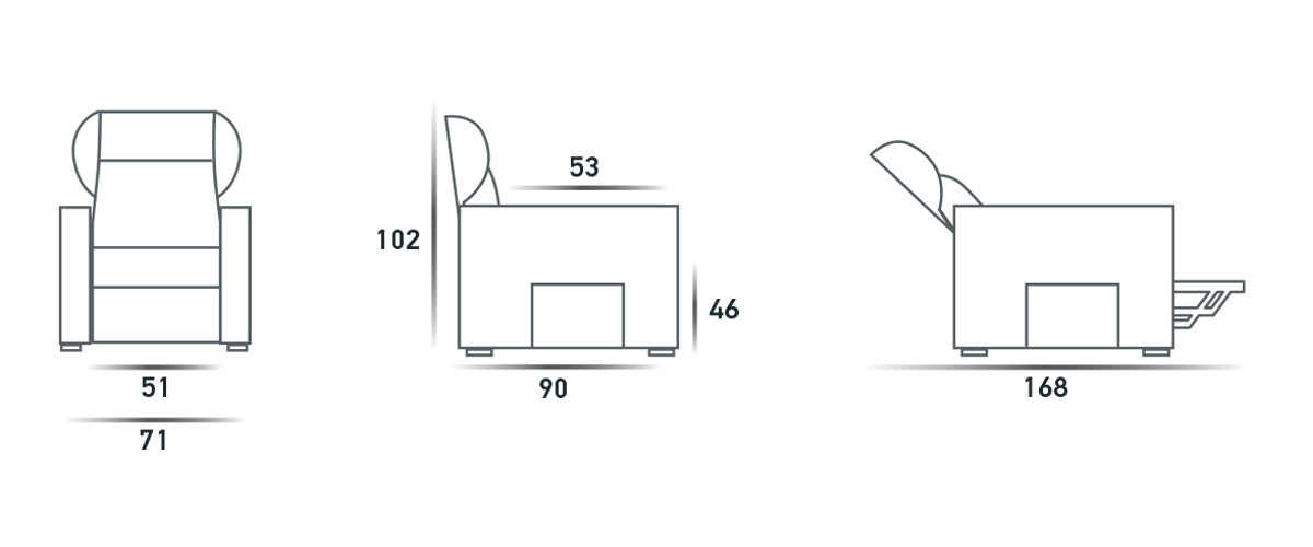 Кресло-Подъемник Relax Manuale Spaziorelaxitalia  Siena Siena Relax Manuale - Вид №4
