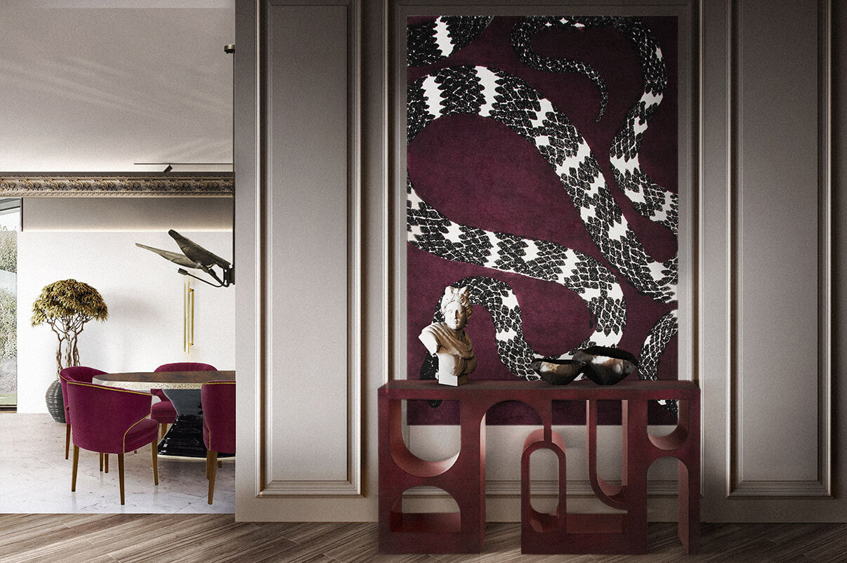 Змея 8 коврик RUG'SOCIETY Botanical 152_388  - Вид №5