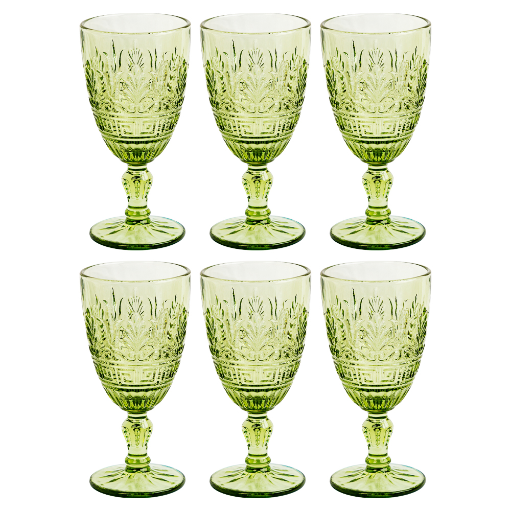 21091718 Комплект бокалов «Хлоя» (6 штук, зеленый опал) Object Desire Светский прием  - Вид №2
