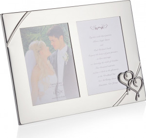 10638776 Lenox Рамка для фото двойная Lenox "Настоящая любовь" 32Х23см Сталь нержавеющая