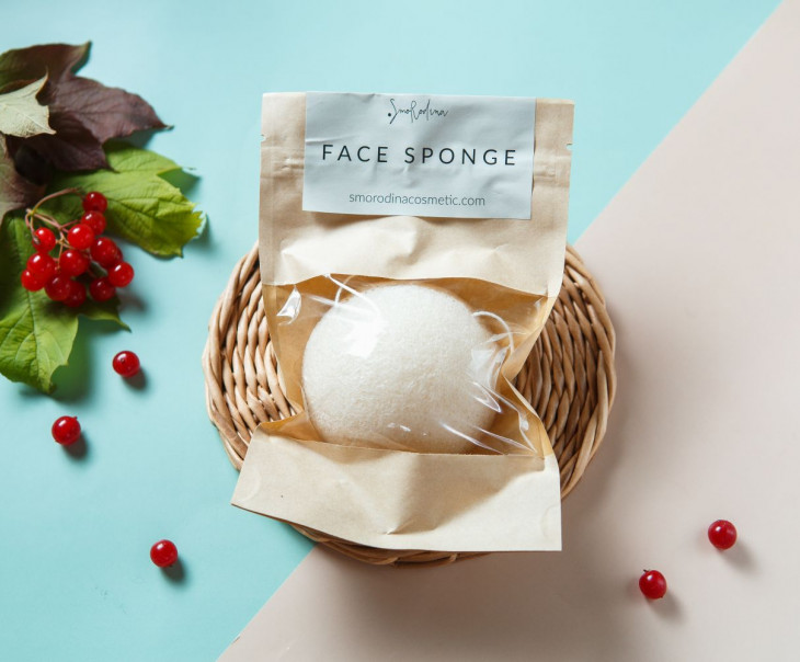 7060 Спонж конжаковый с белой глиной Вкусляндия 