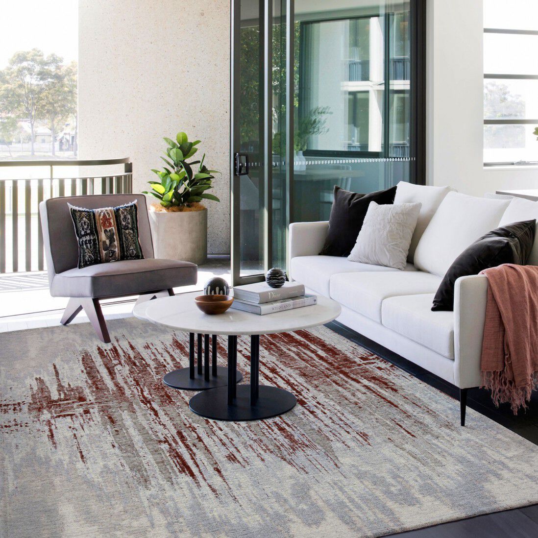 Прямоугольный ковер с рисунком Ademi Essential ARCH-00043392 - Вид №4