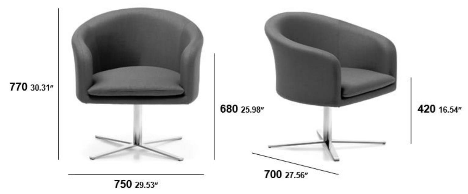 Бархатное кресло SITIA DAPHNE ARCH-00121098 - Вид №6