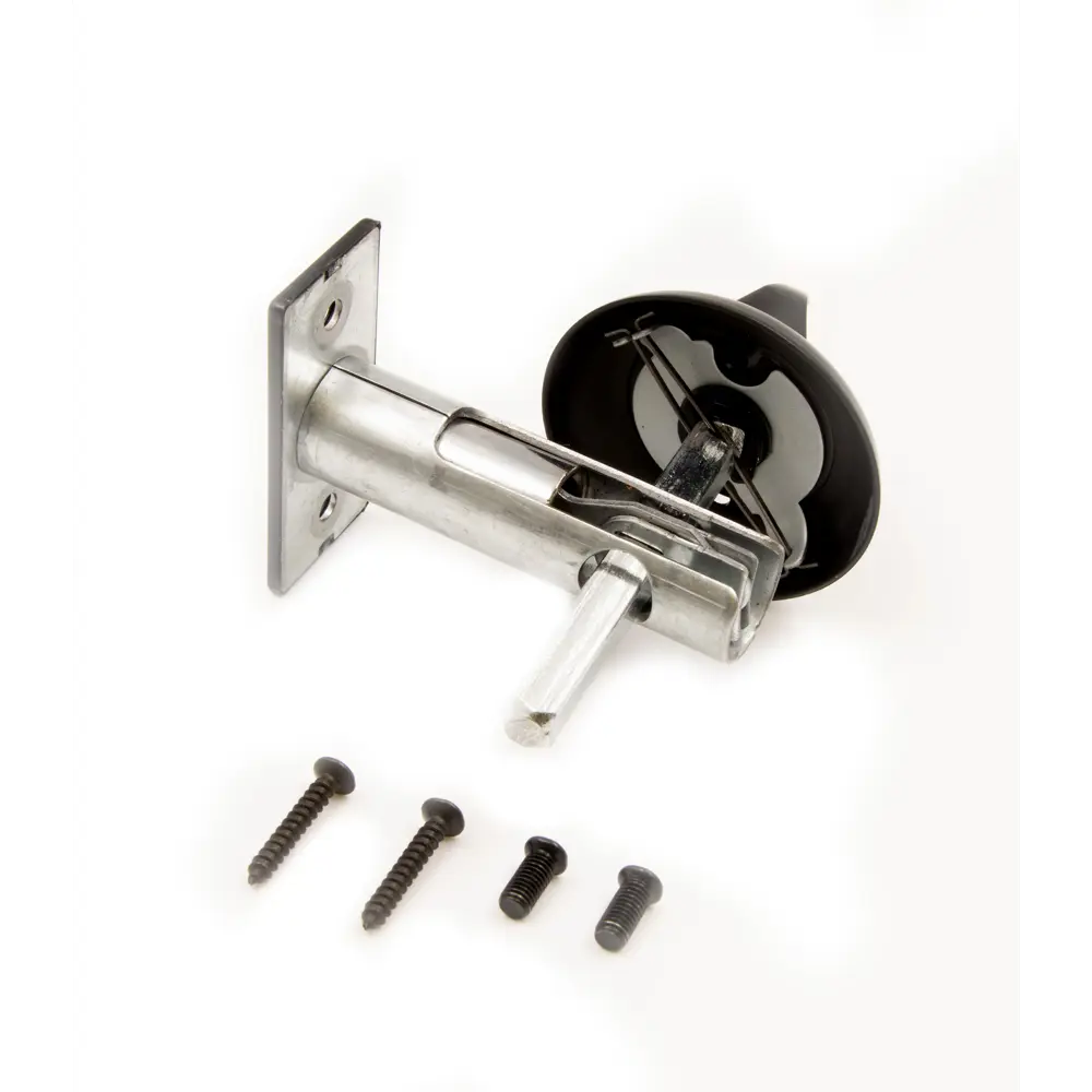 Задвижка врезная Palladium 76x22 мм сталь цвет черный STLM-2070430 - Вид №1