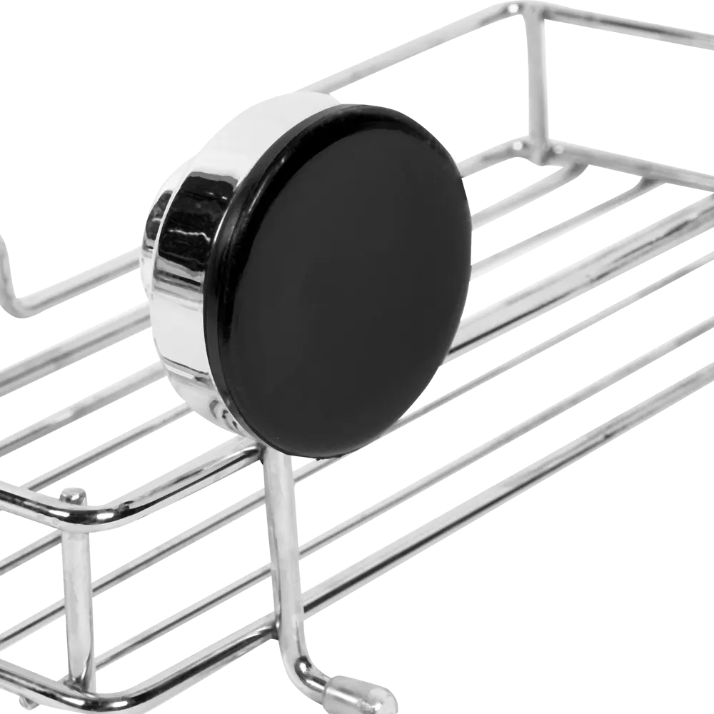 Полка для ванной комнаты Sensea Simply Lock на присосках металл SIMPLY LOCK XP STLM-2036134 - Вид №2