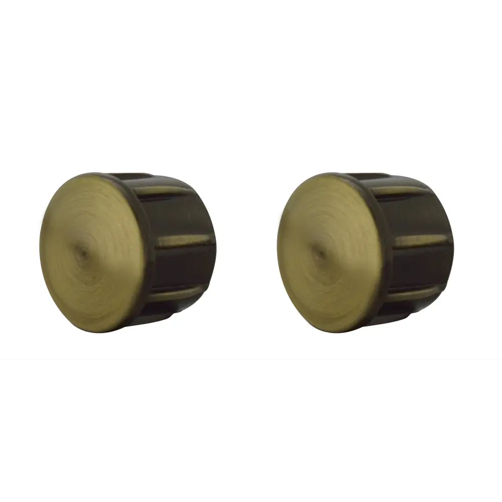 Заглушка рейлинга Delinia 1.6 см пластик цвет бронза 2 шт STLM-2063735 - Вид №4