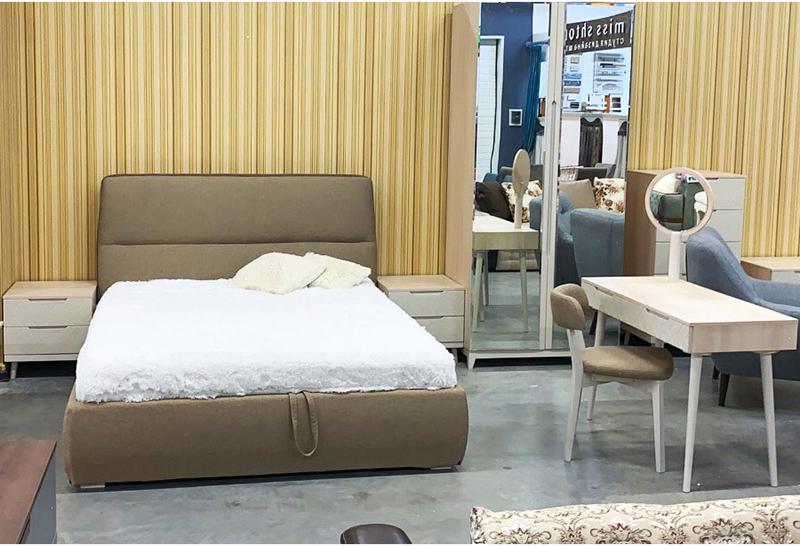 1461 Кровать с ортопедическим основанием 1.8 Сканди Жемчужно-белый R-HOME 40172727h_Жемчуг - Вид №2