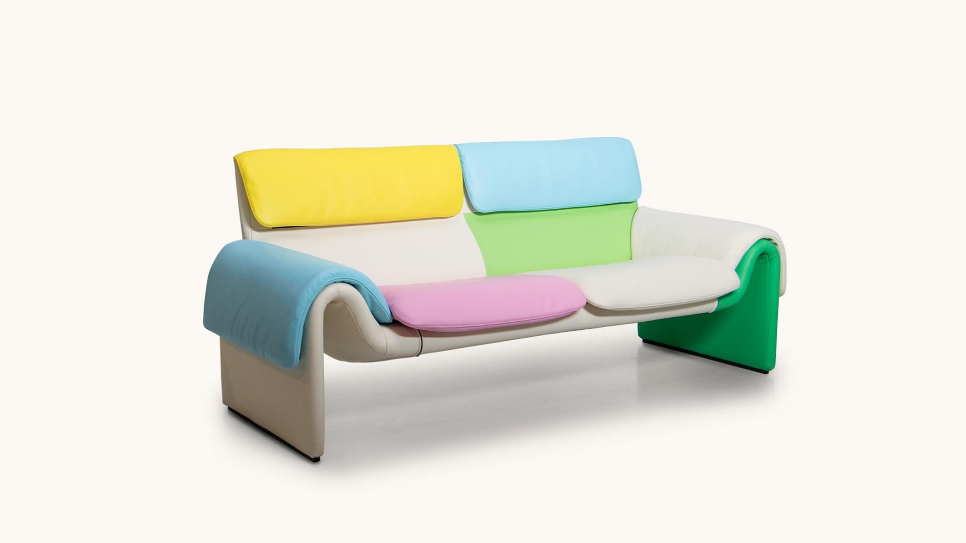 3-местный кожаный диван с подголовником de Sede DS-2011 ARCH-00097490 - Вид №4