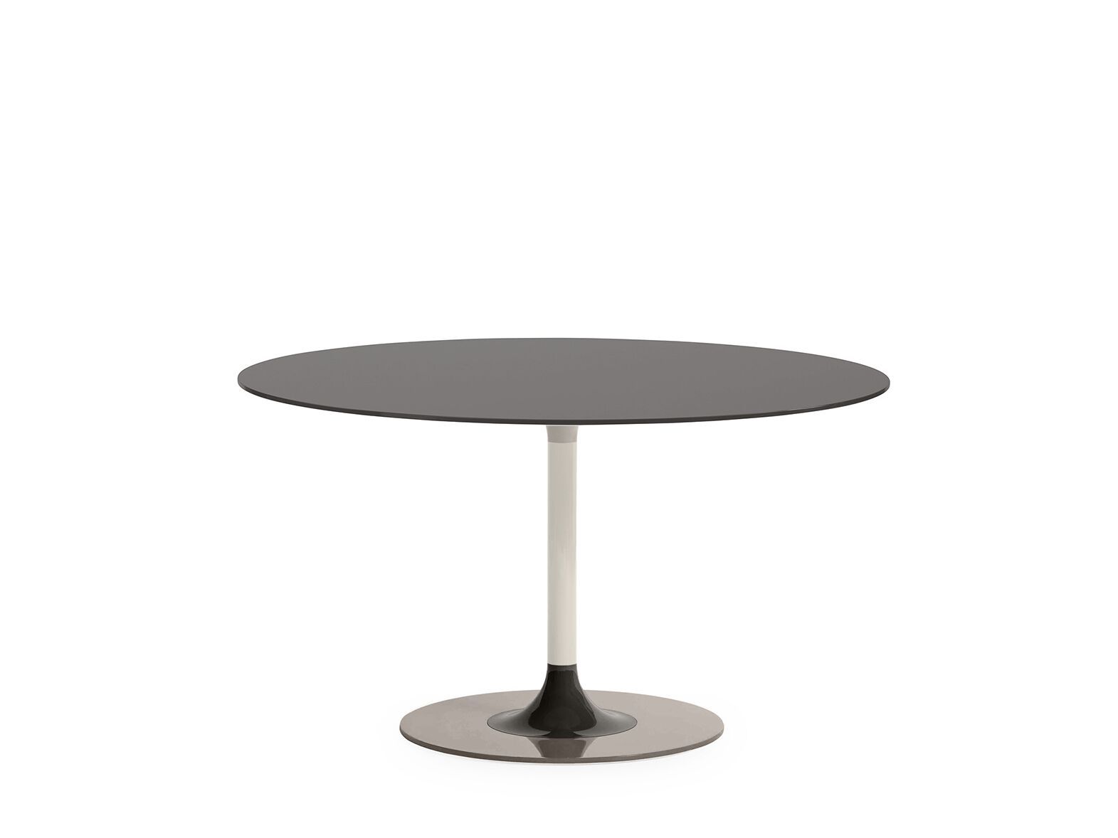 Круглый стол с хрустальной столешницей и стальным основанием Kartell Тьерри ARCH-00112353 - Вид №8