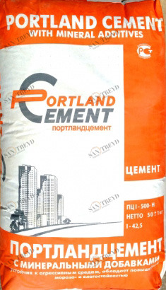 Цемент Портланд М500 50кг Портландцемент 1253