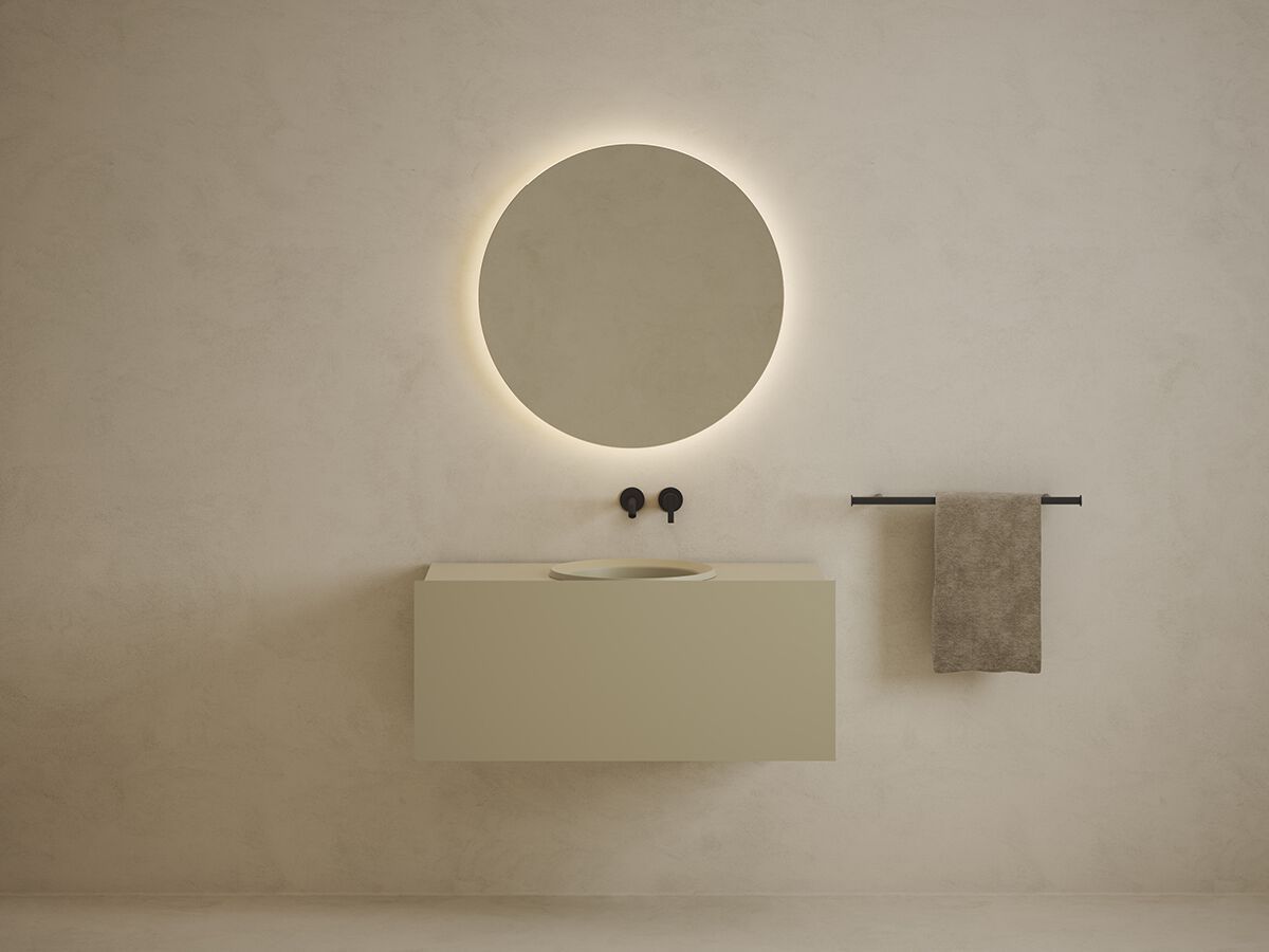 Подвесной модульный шкаф для ванной комнаты с ящиками Inbani Edge ARCH-00016062 - Вид №3