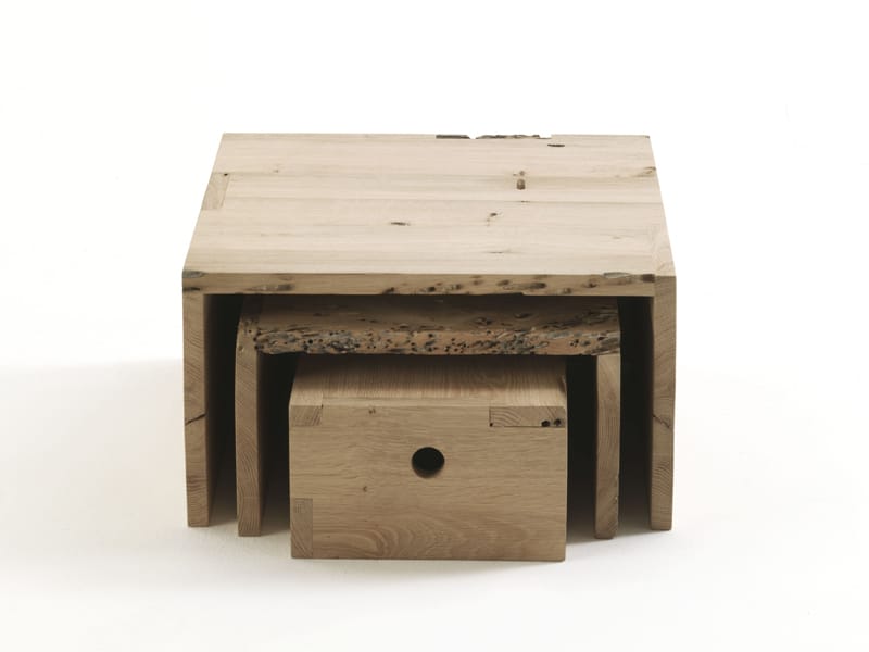 Журнальный столик из дерева briccola Riva 1920 Briccole ARCH-00097819 - Вид №2