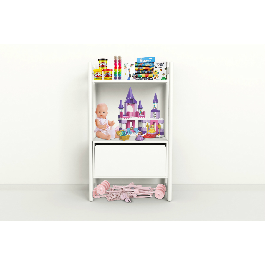 Гарнитур Midi В, 1 полка и 1 комод, белый Flexa 812630340 - Вид №2