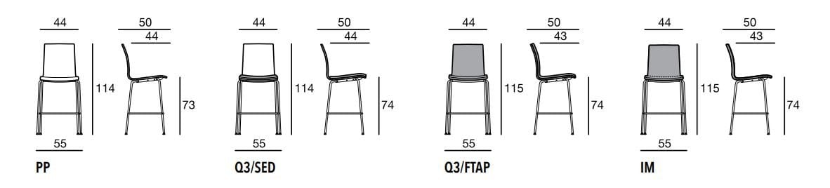 Офисный стул с подставкой для ног Sesta Q3 PHASE.2 ARCH-00078043 - Вид №2