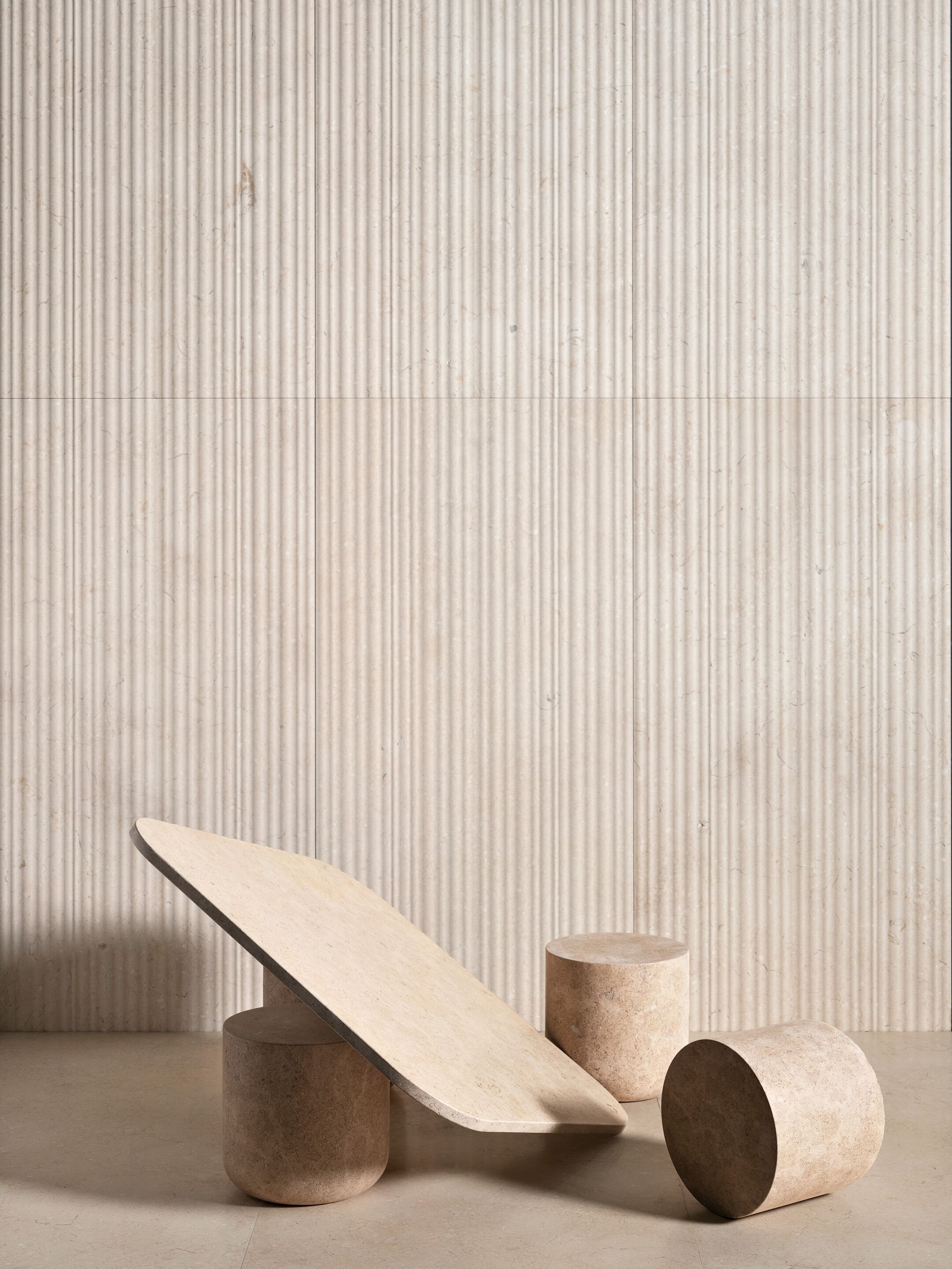 Мраморный квадратный низкий журнальный столик LUCE DI CARRARA PORTO ARCH-00061432 - Вид №3