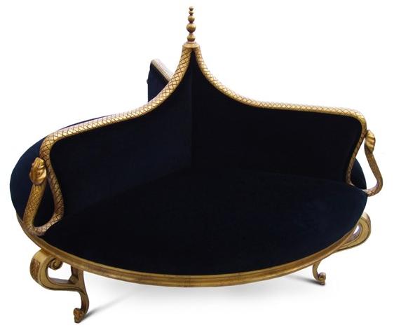 KOKET Круглая бархатная скамья sun-id-1364465 - Вид №1