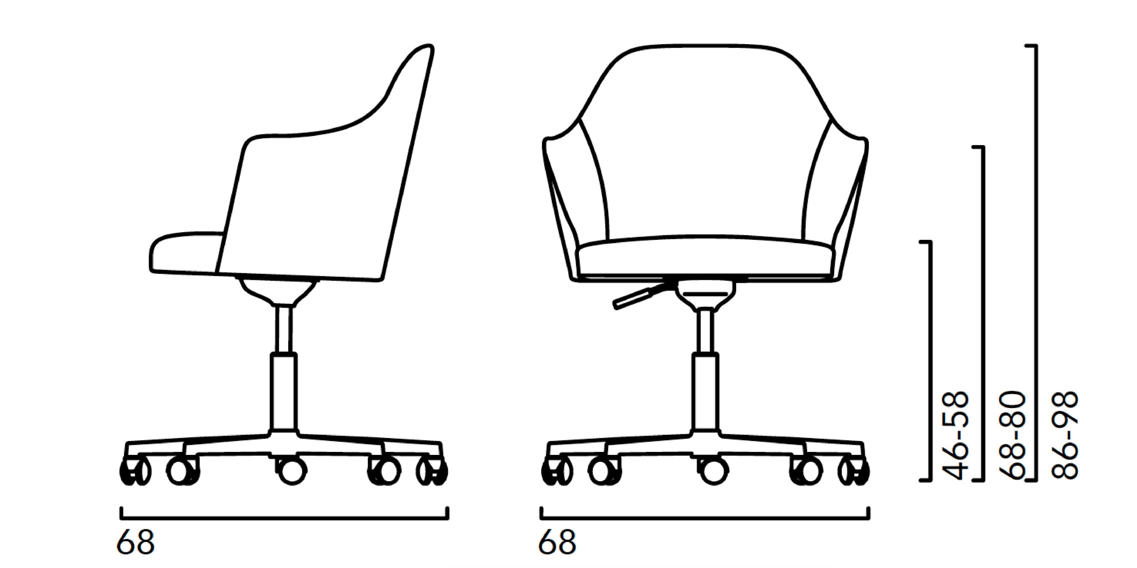 Мягкое вращающееся кресло Crassevig ARCH-00120223 - Вид №1