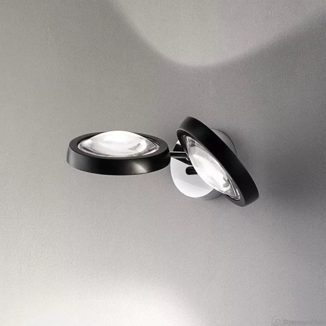 Studio Italia Design 165007 NAUTILUS nero настенный светильник 112832