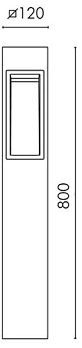 SIMES Светодиодный столбик для общественных мест Blinker sun-id-1467701 - Вид №4