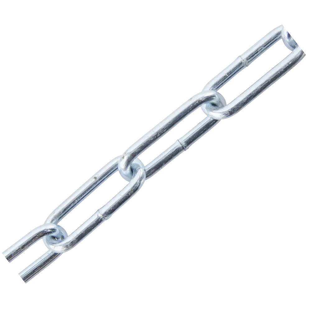 Цепь Standers оцинкованная сталь длинное звено 4 мм 5 м/уп STLM-2141746