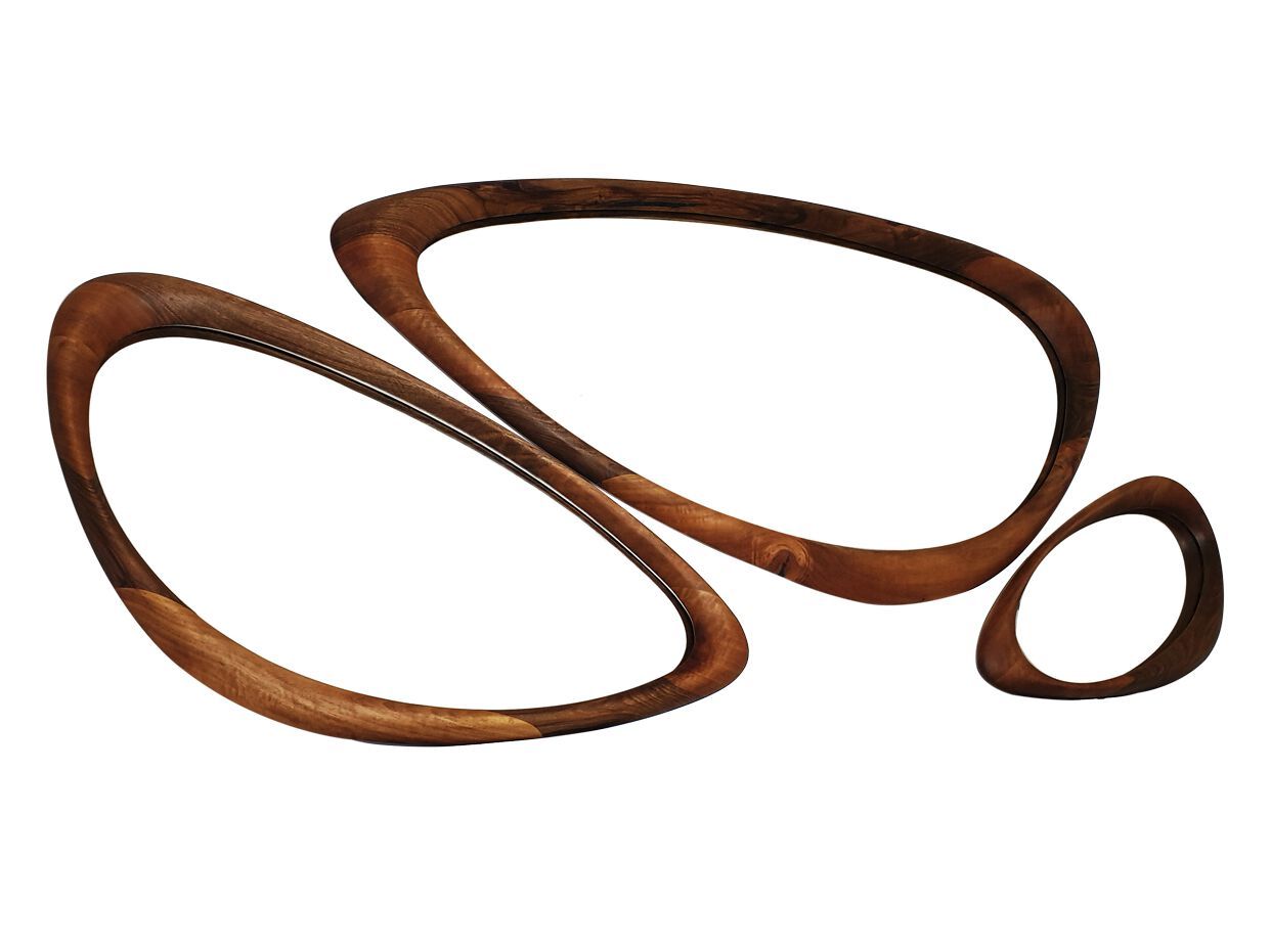 Зеркало из орехового дерева с рамкой Legnor LEG2408737 ARCH-00101402