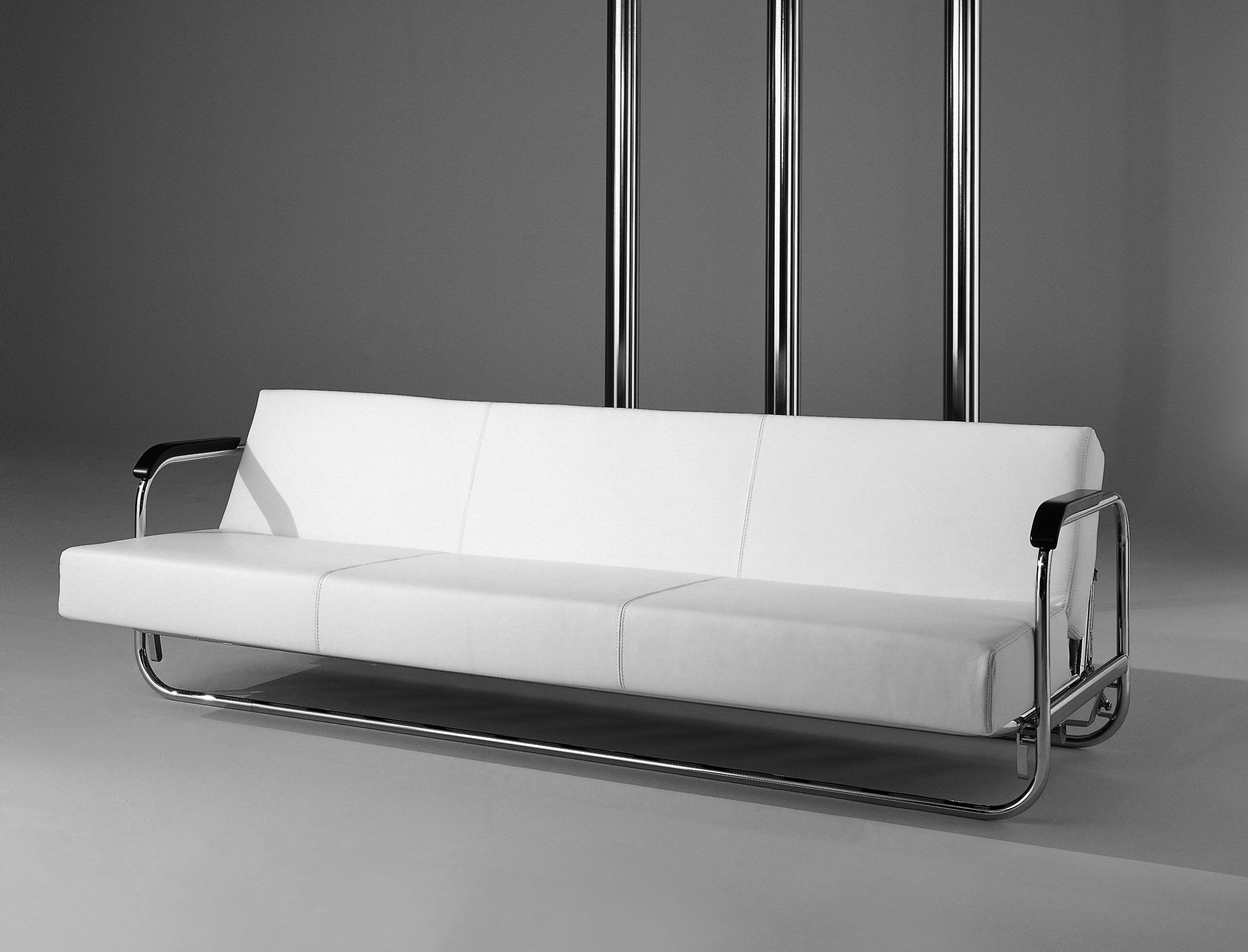 Кожаный диван-кровать с одной книгой MisuraEmme AA1 ARCH-00025819 - Вид №1