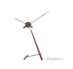 072350 Настольные часы T графит-орех Nomon Puntero