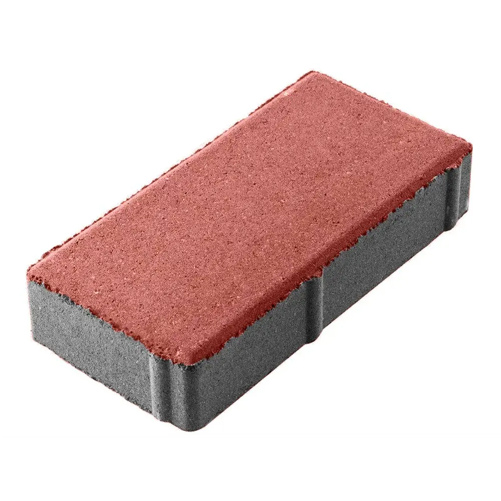 Плитка тротуарная 100x200x40 мм красная двухслойная Santreyd STLM-2180220