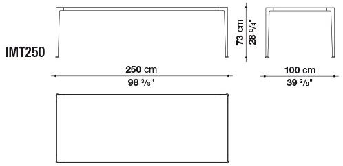 B&B Italia Прямоугольный стеклянный стол Mirto indoor sun-id-1358012 - Вид №9