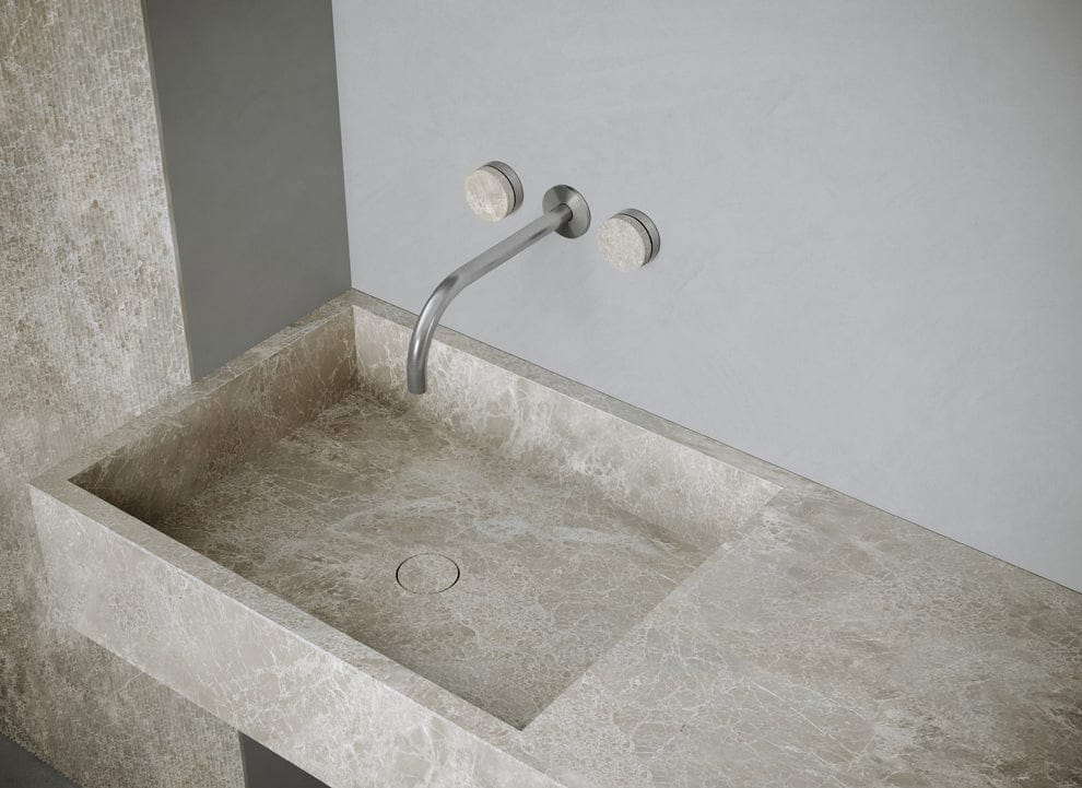 Настенный смеситель для раковины из нержавеющей стали с 3 отверстиями COCOON Maison ARCH-00121384 - Вид №1