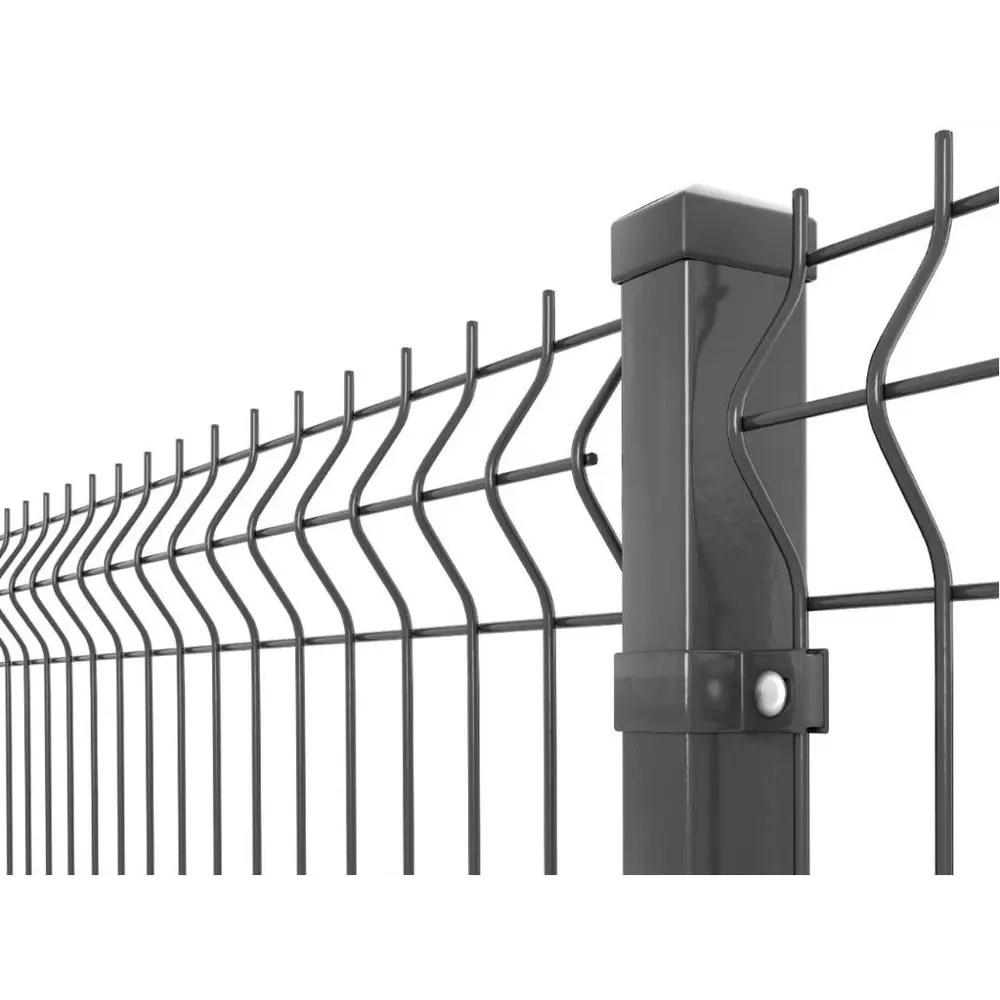 3D панель для забора Grand Line Light 2.5x1.73 м полиэстер RAL 7024 графит STLM-2205364 - Вид №4