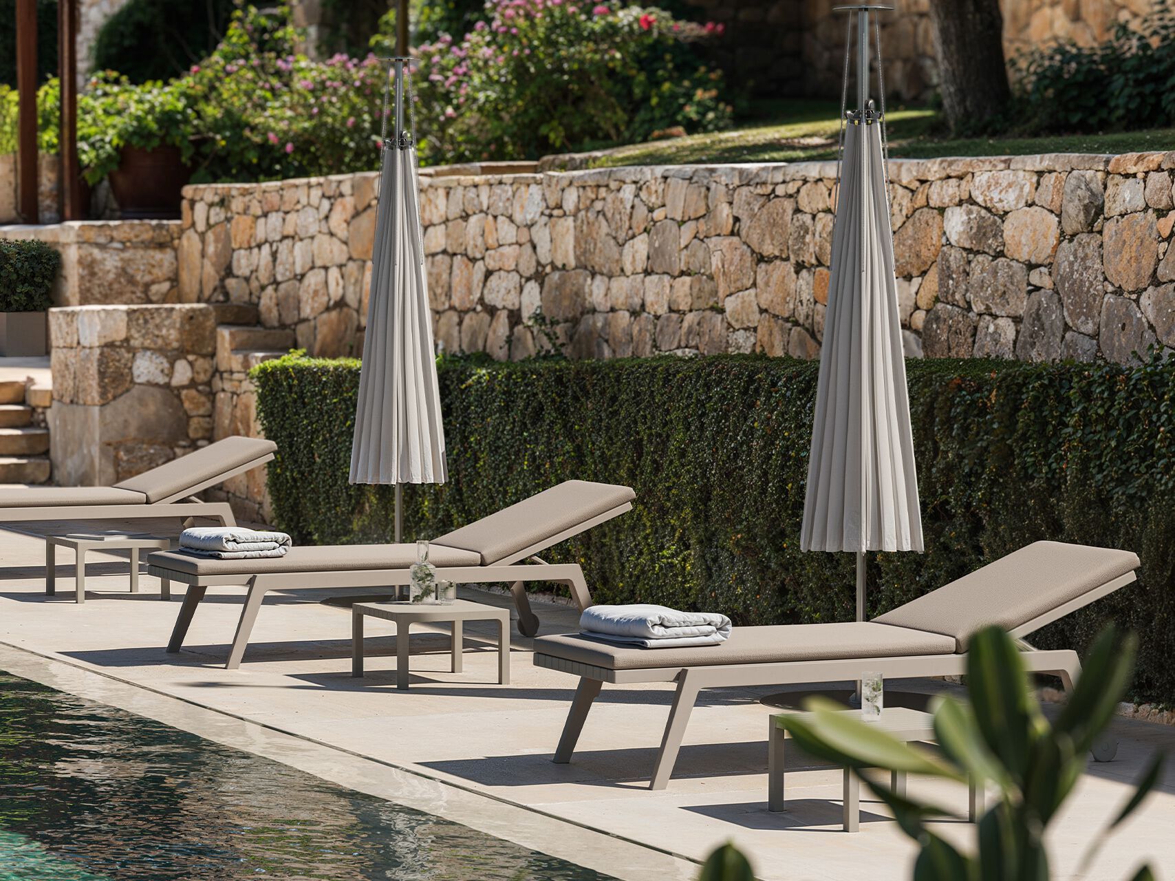 Полипропиленовая откидная Садовая кровать Vondom Spritz ARCH-00141096 - Вид №2