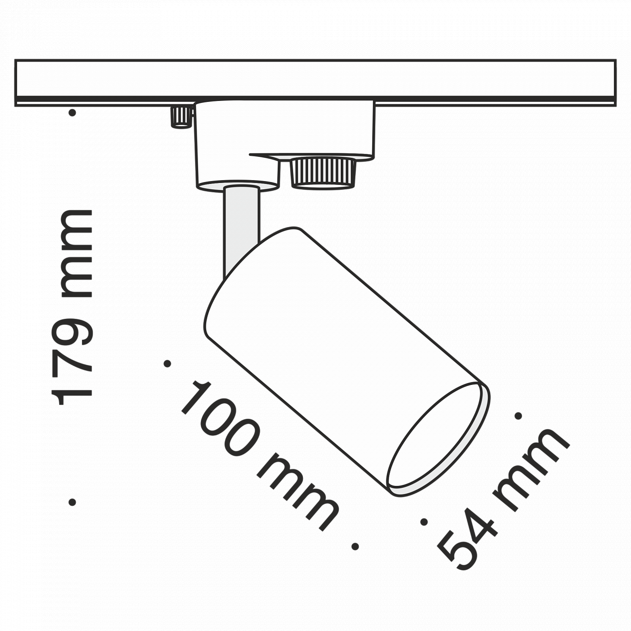 Трековый светильник белый TR002 TECHNICAL SINGLE PHASE TRACK SYSTEM 00-3956188 Белый  - Вид №4