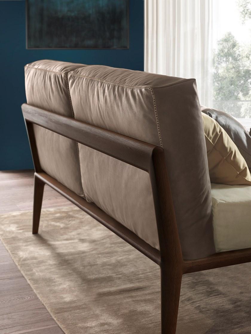 OLIVIERI Двуспальная кровать со съемным покрытием с мягким изголовьем sun-id-1362406 - Вид №3