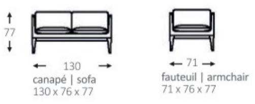 Duvivier Canapés Диван из ткани Allure Alluxe21 - Вид №2