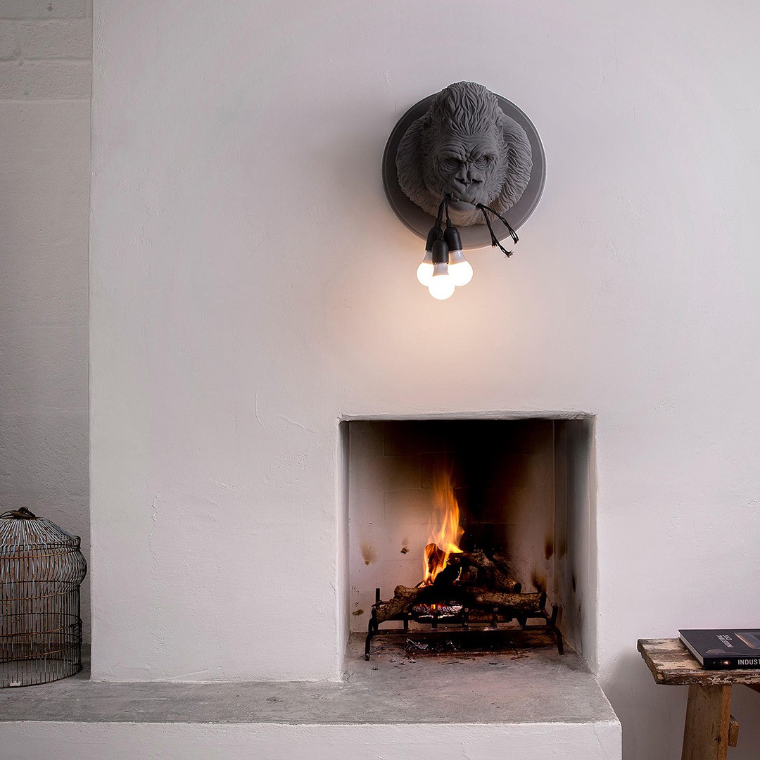 Karman UGO RILLA AP152 GR INT настенный светильник горилла черная 115746 - Вид №2