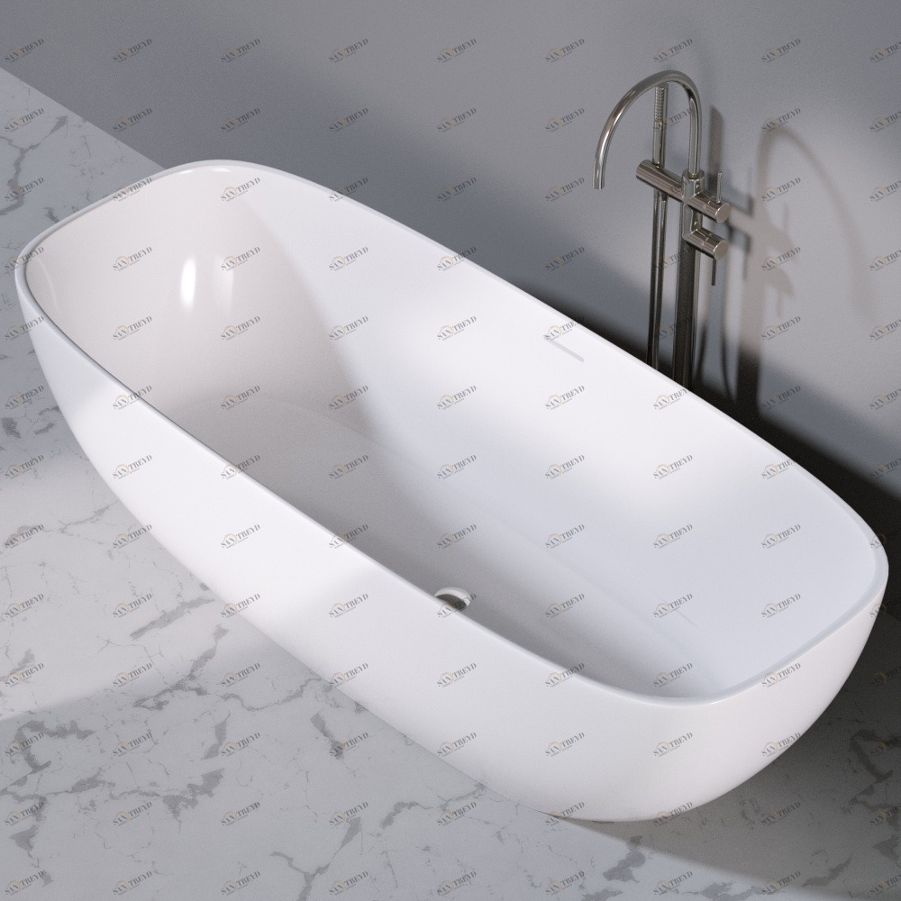 DV220T2R0VC.100 Ванна свободностоящая PILLAR белая глянцевая A. e T. Italia PILLAR Италия AeT ITALIA