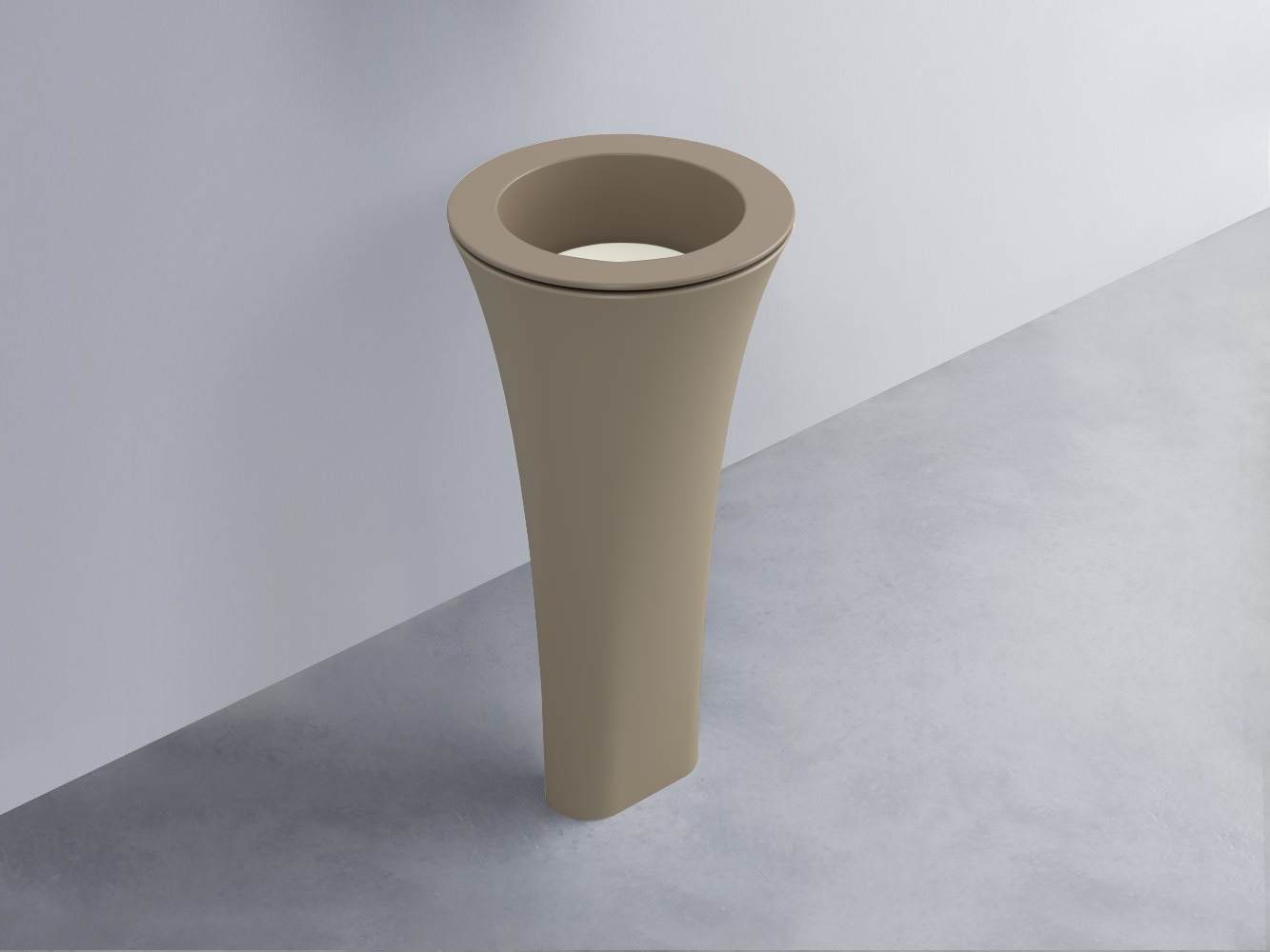 AMLA45-AN+AMPILT-TL+AMCOLT-AV Раковина Amedeo Tondo отдельностоящая cielo Enjoy + Amedeo Ceramica Cielo
