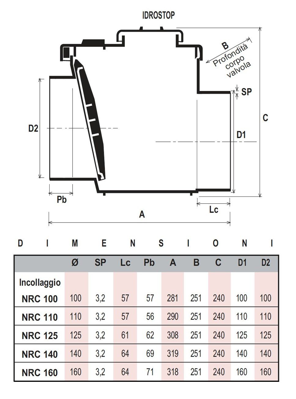 Обратный клапан для склеивания First Corporation First Plast ARCH-00047480 - Вид №1