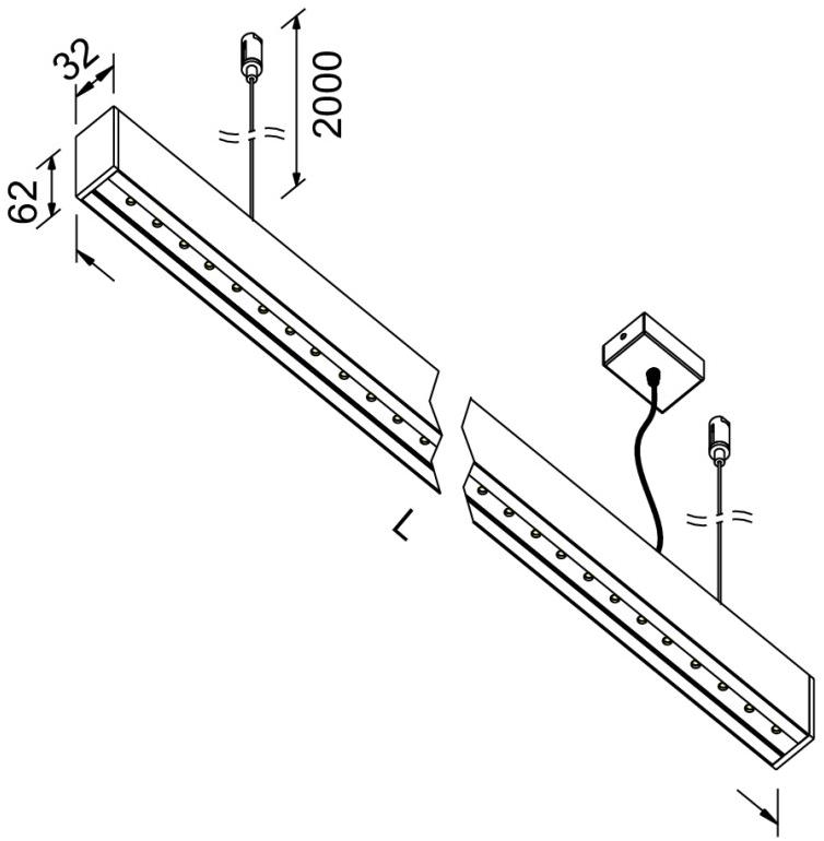 Lucifero's Подвесной светильник из экструдированного алюминия Minifile sun-id-1412318 - Вид №5