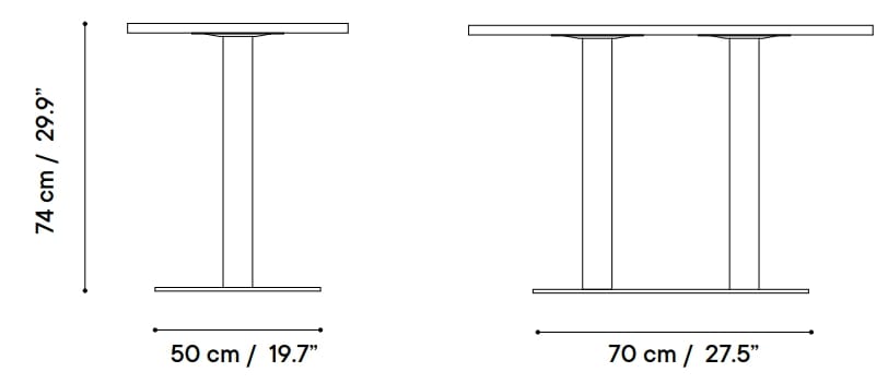 Квадратный садовый стол с порошковым покрытием iSimar MAX ARCH-00142950 - Вид №2