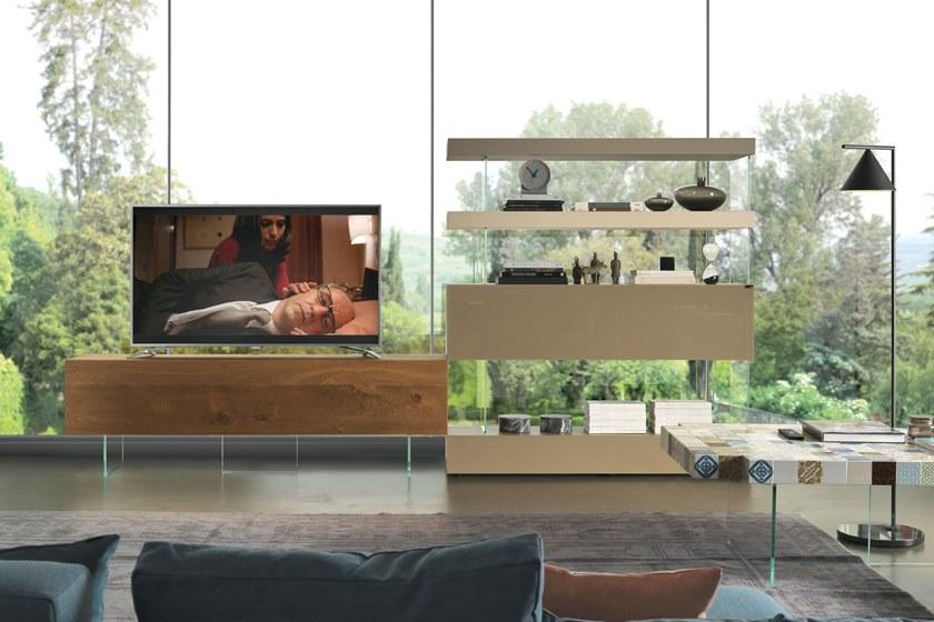 Lago Самонесущая стена из лакированного дерева и стекла Air sun-id-1381627 - Вид №3