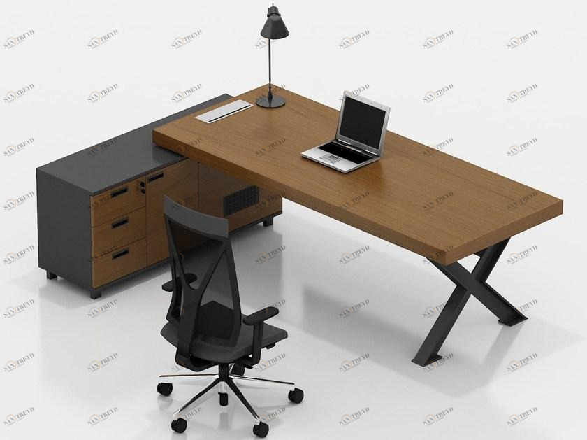 Tuna Ofis Рабочий стол со встроенной полкой Sura sun-id-1510874